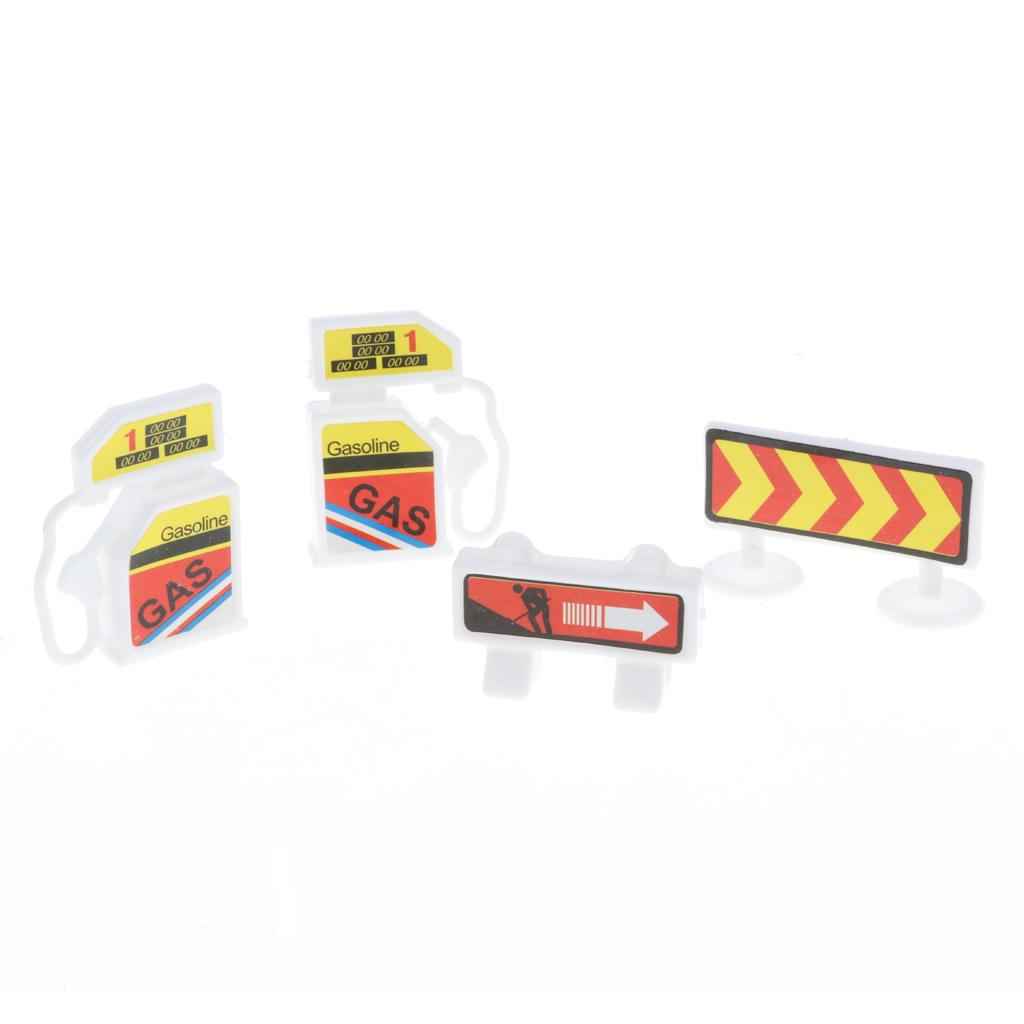 28 Sets of English Road Signs Traffic Signs Playset Pretend Play Toys
