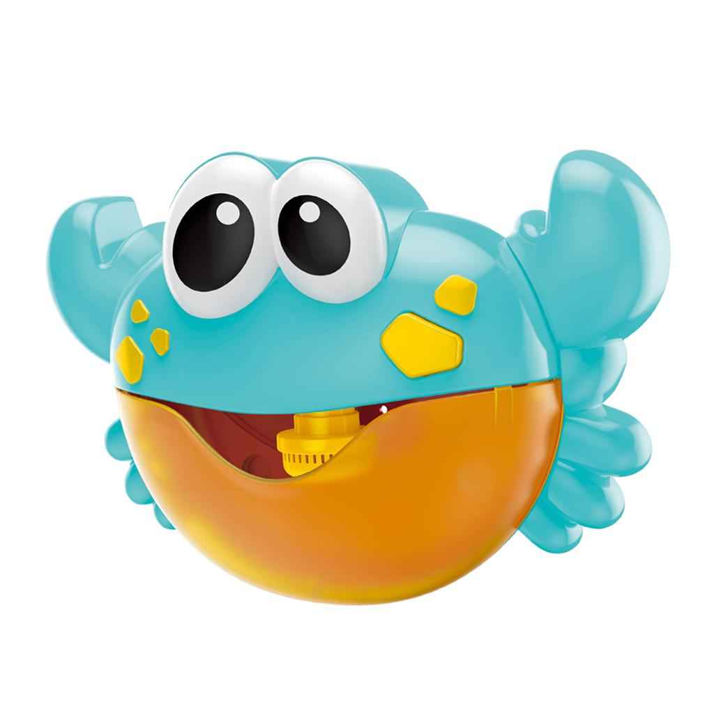 Bubble Machine Soap Pump Manufacturer Crab Shape with Music Suction Cup Set Water Bath for Kids