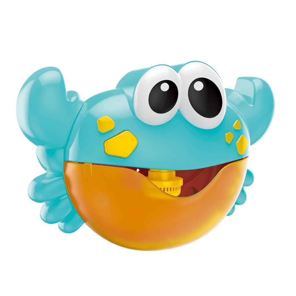 Bubble Machine Soap Pump Manufacturer Crab Shape with Music Suction Cup Set Water Bath for Kids