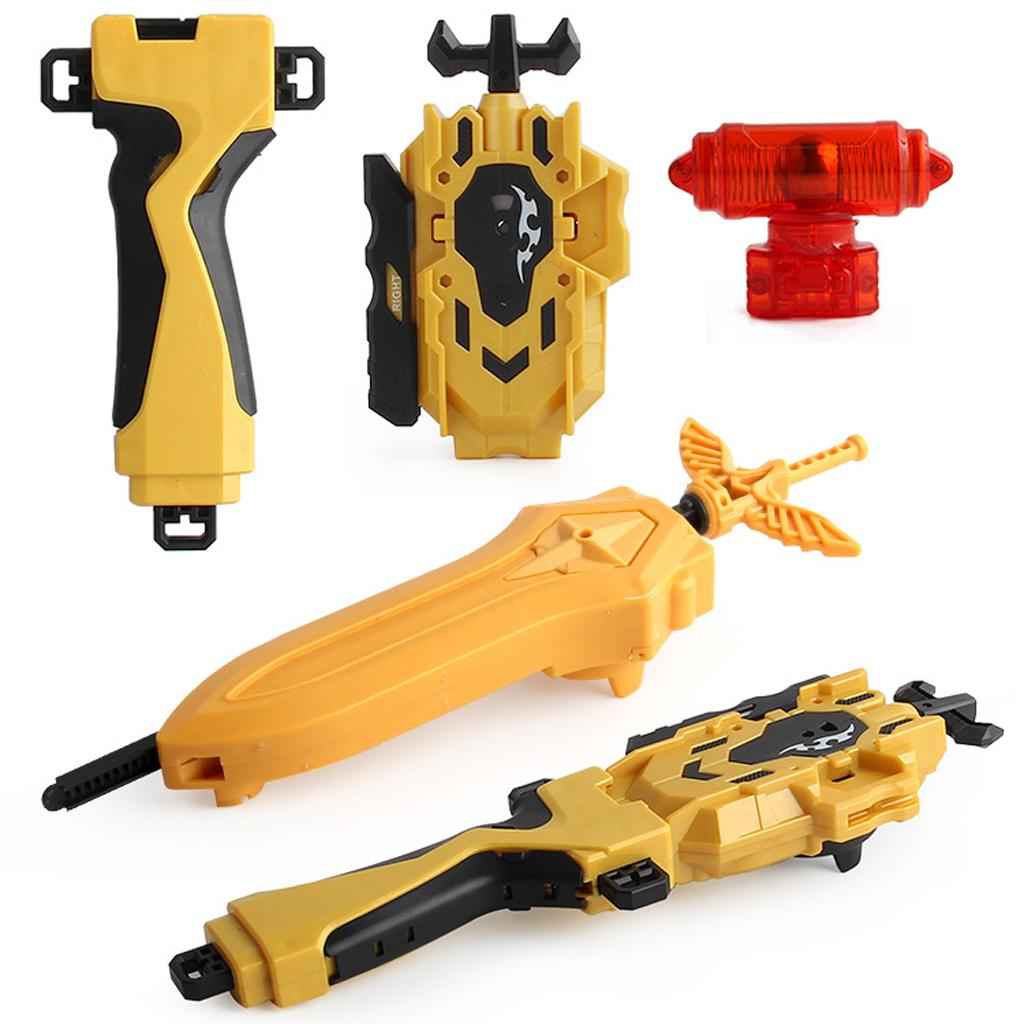 Rapidity Fight 4D Burst Launcher Toys with Storage Case Kids Toys Black