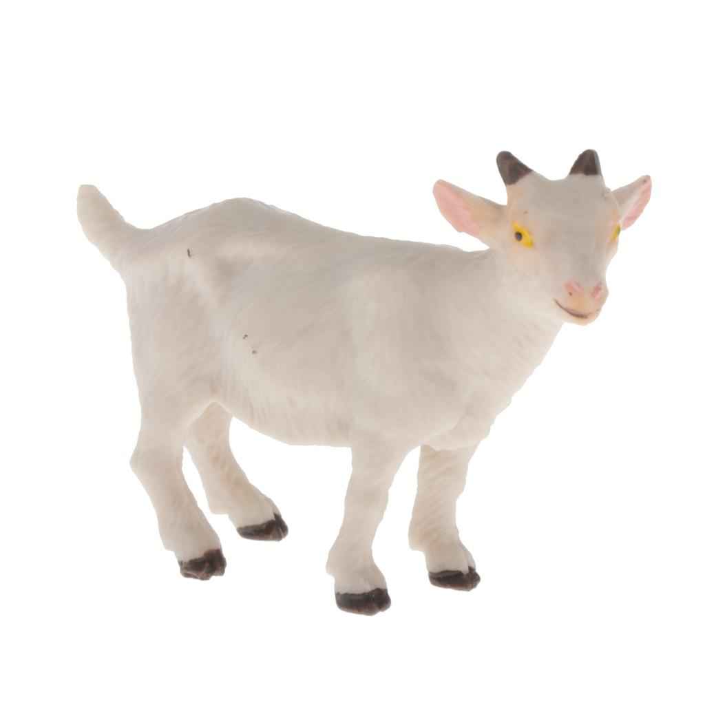 Realistic Animals Action Figure Model Educational Learn Cognitive Toy goat