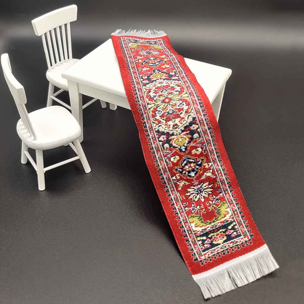 Miniature Floor Coverings Rugs Mat for 12th Dollhouse Furniture Decor Toys