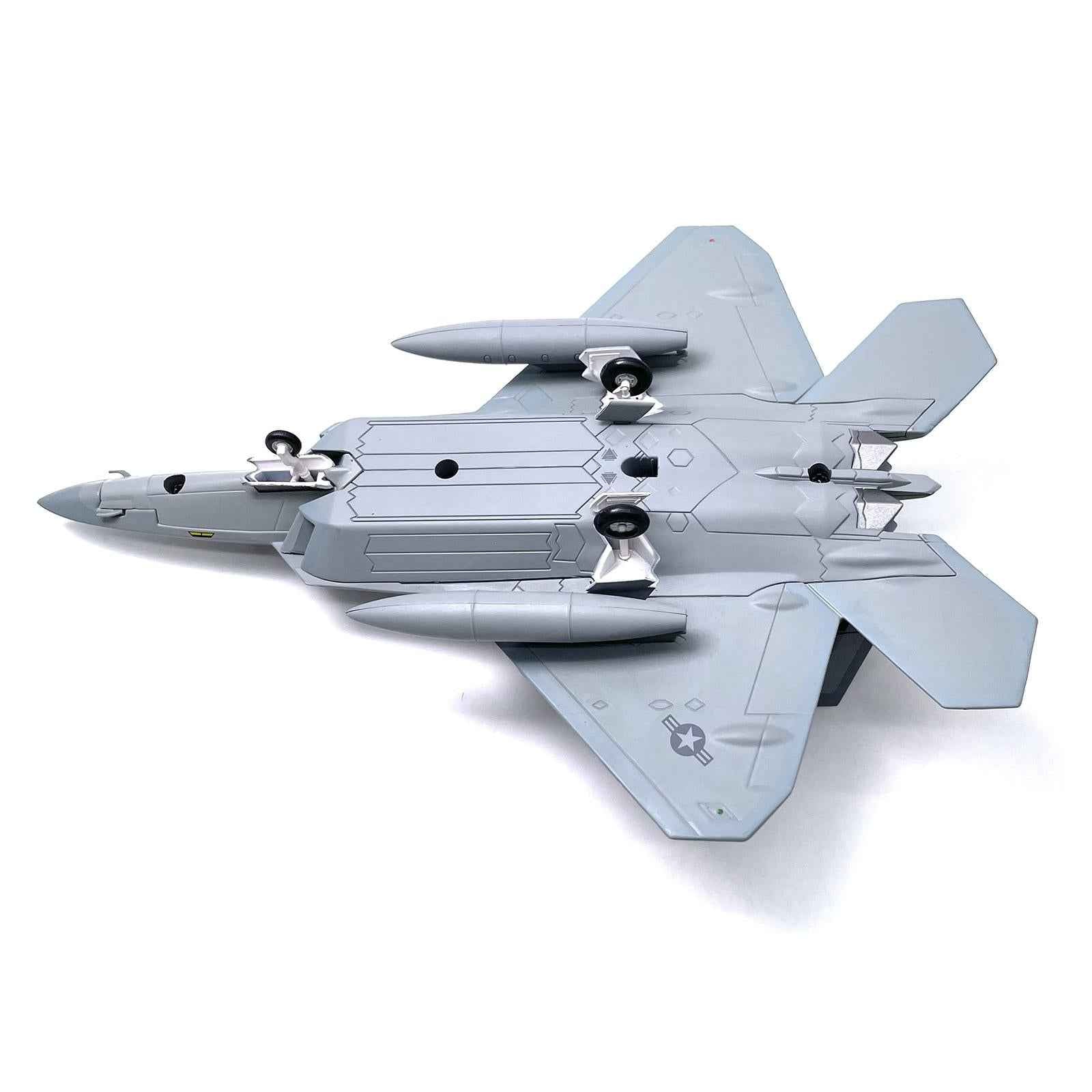 USA Airlines F-22 Raptor Airplane Model Fighter Aircraft 1/100 DieCast Model