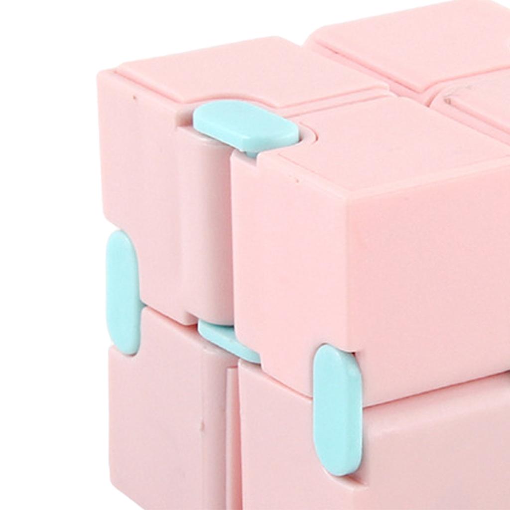 2xInfinity Cube Fidget Toy for Kids and Adults Relaxing pink