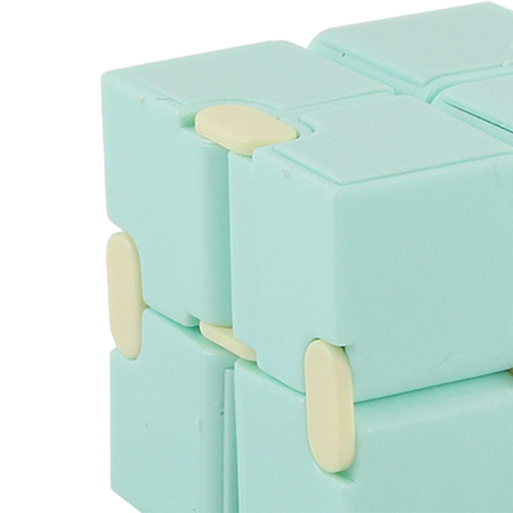 3xInfinity Cube Fidget Toy for Kids and Adults Relaxing green