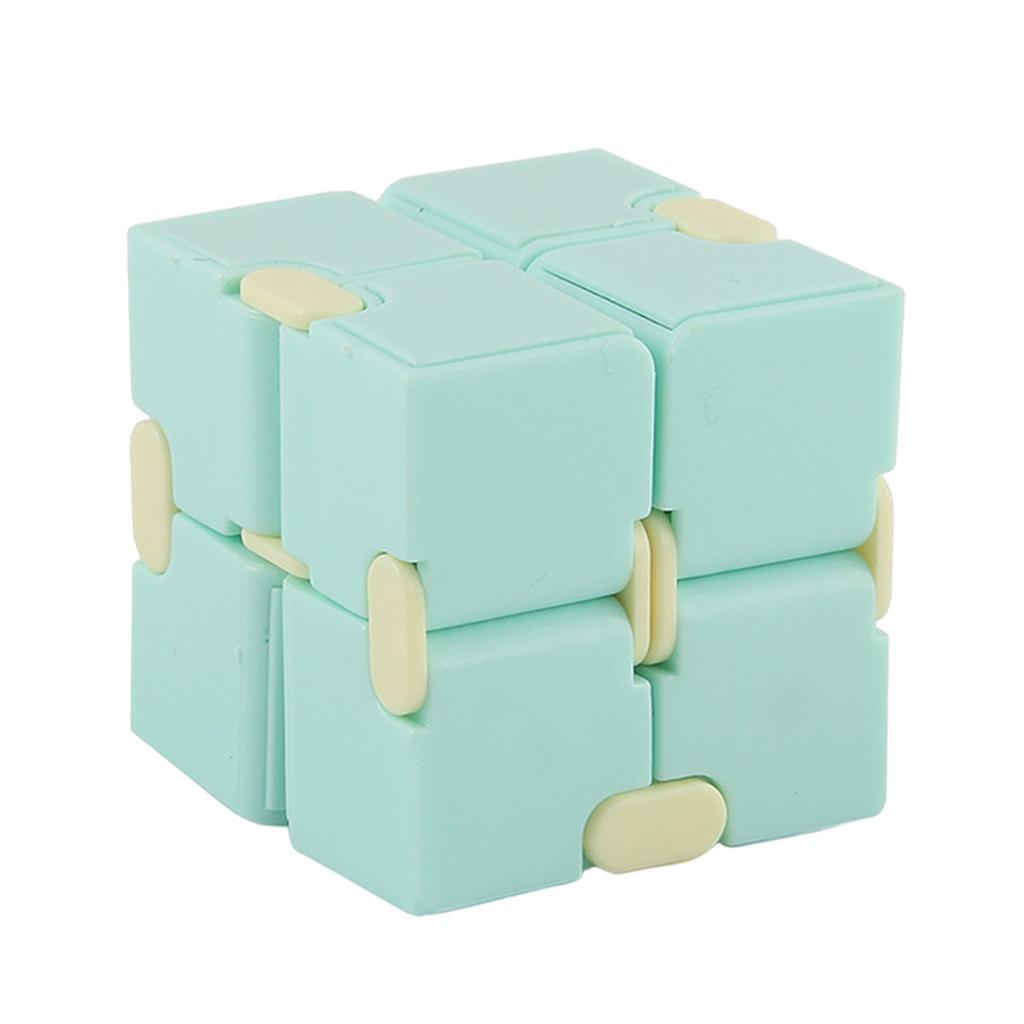 4xInfinity Cube Fidget Toy for Kids and Adults Relaxing green