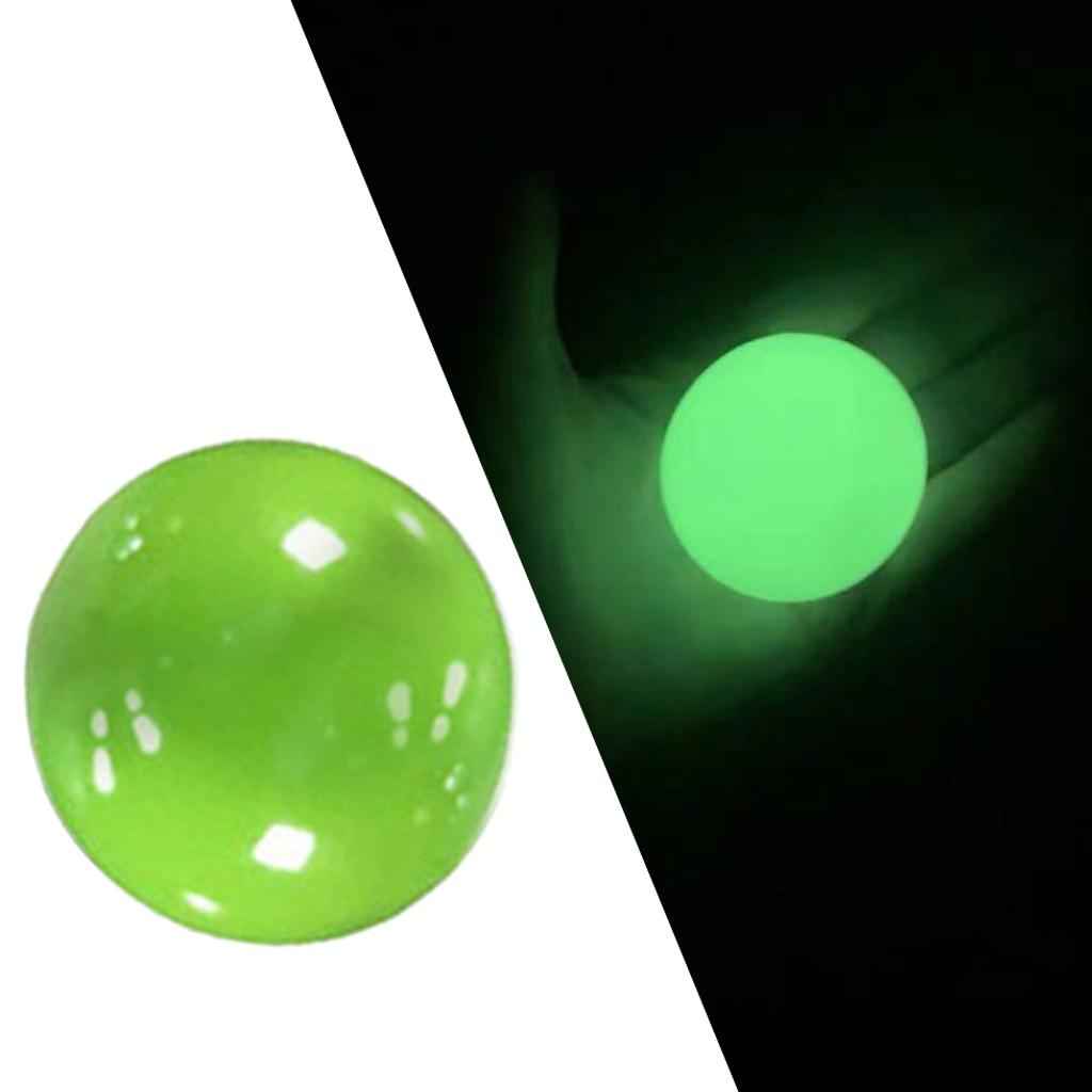 Fluorescence Glow Sticky Balls Jump Wall Ball Fidget Toy Gifts Non-Toxic 1pc