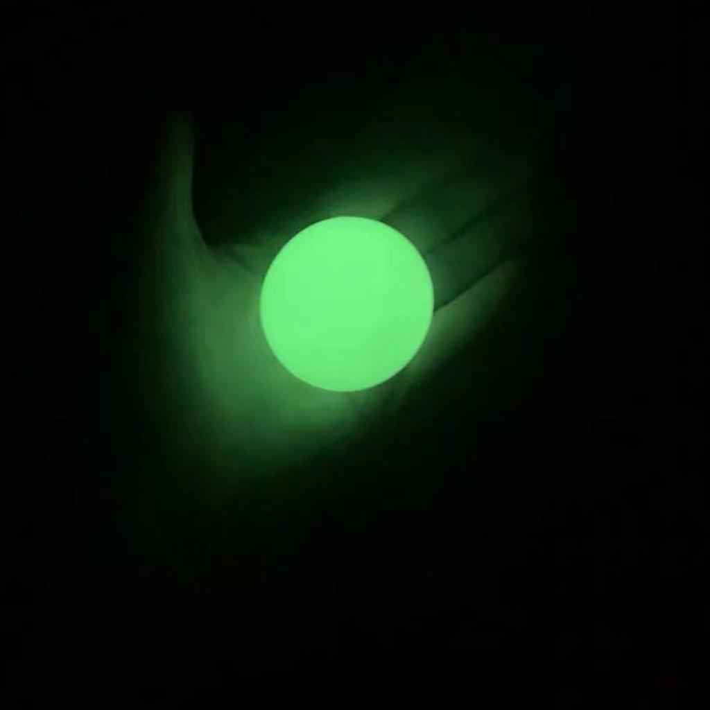 Fluorescence Glow Sticky Balls Jump Wall Ball Fidget Toy Gifts Non-Toxic 1pc