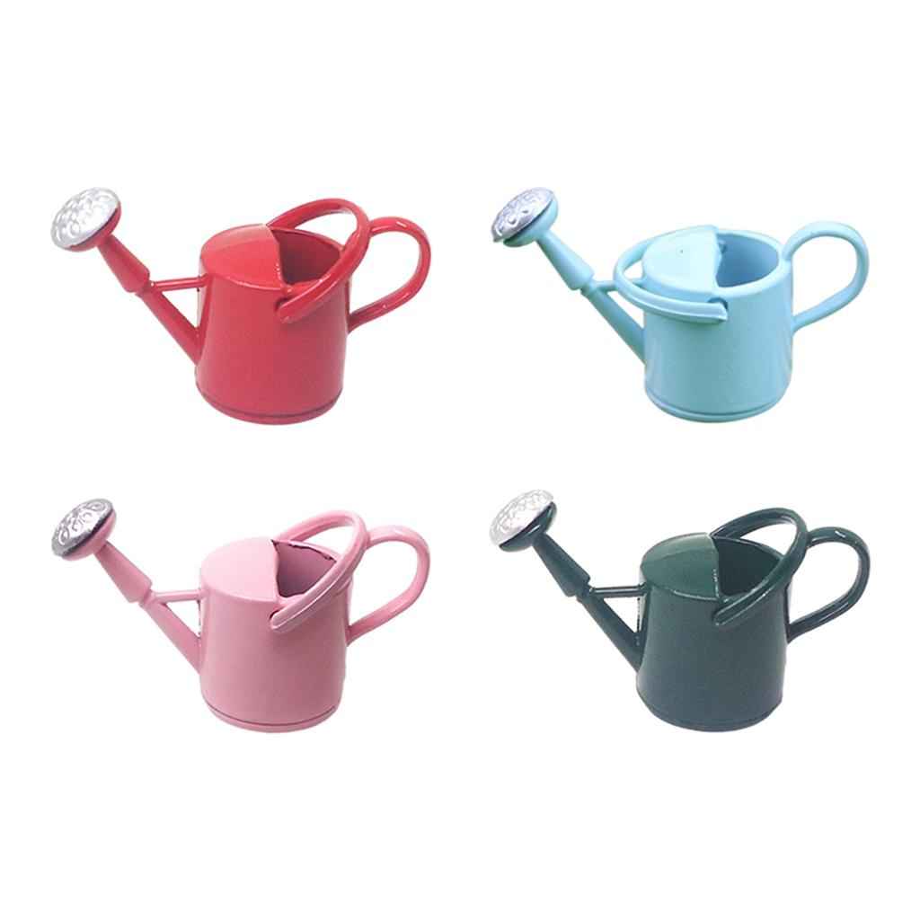 1:12 Scale Dollhouse Miniature Watering Can For Kitchen Room Garden Decor Pink