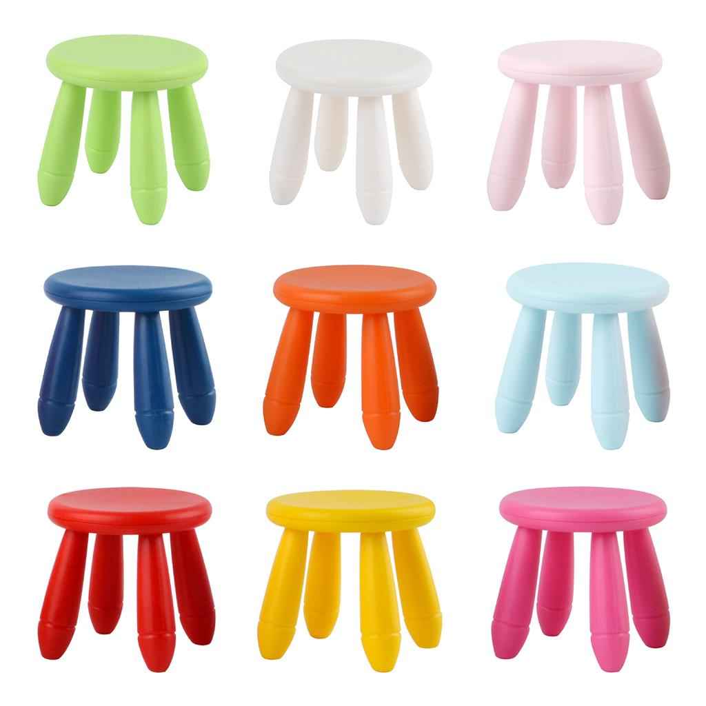 Simulation Dollhouse Miniature Stool Chair Dollhouse Decor Rose Red