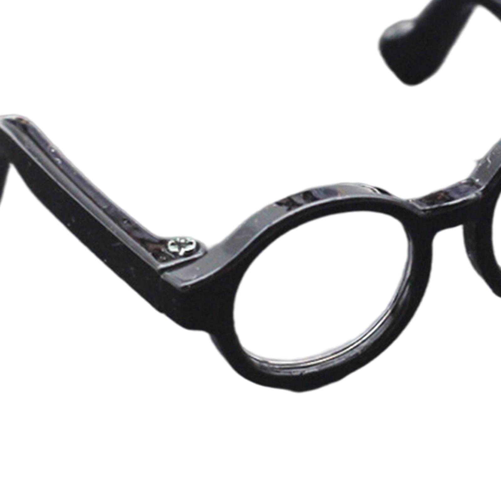 4xCute Doll Glasses Mini Dress up Sunglasses Plastic Doll Decor Kids Toys as described