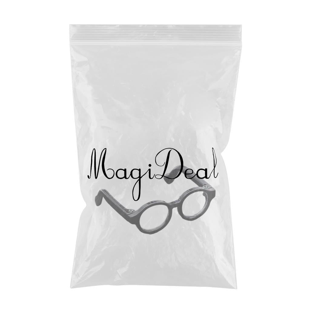 4xCute Doll Glasses Mini Dress up Sunglasses Plastic Doll Decor Kids Toys as described