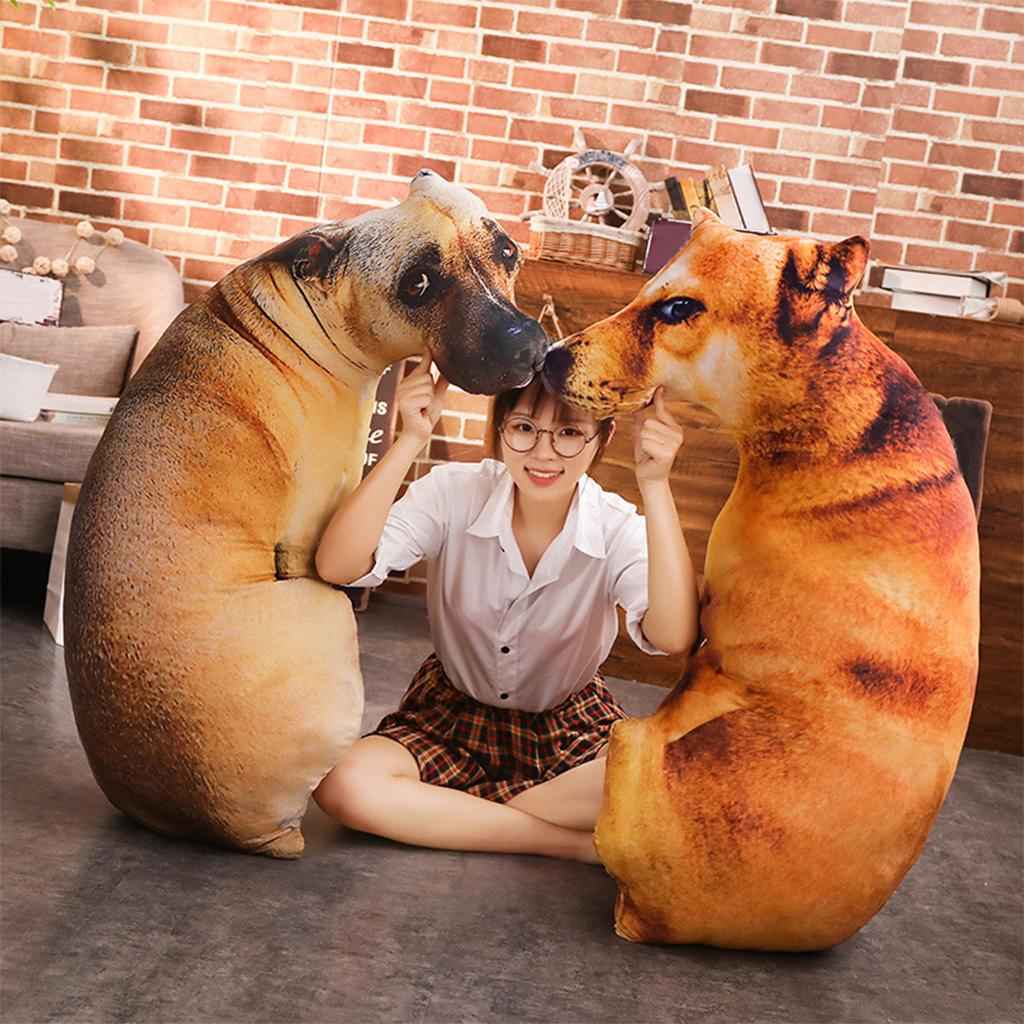 Dog Pillow Plush Toy Hugging Pillow Plush Pillows for Kids Adults Hound 20cm
