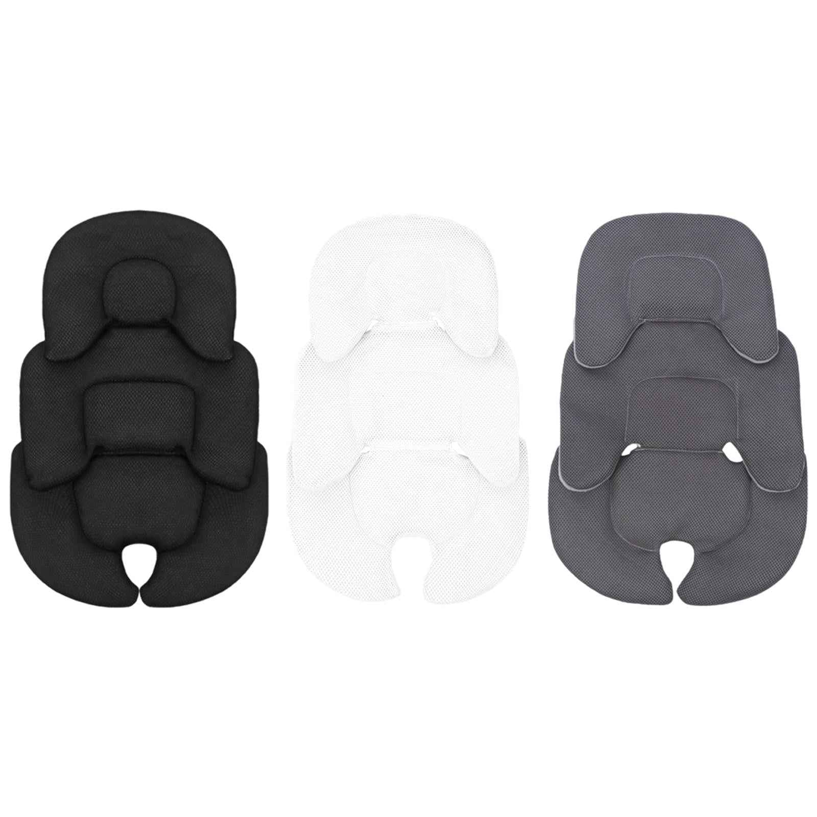 Baby Stroller Cushion Breathable Car Seat Insert for Buggy Pushchair Pram Black