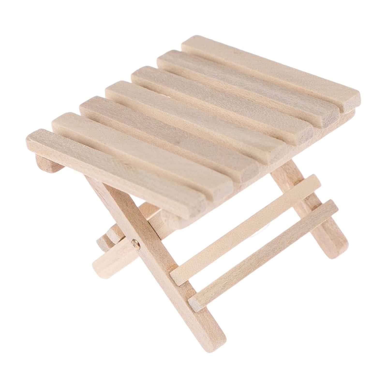 1/12 Miniature Beach Table Handmade for Garden Swimming Pool Decoration