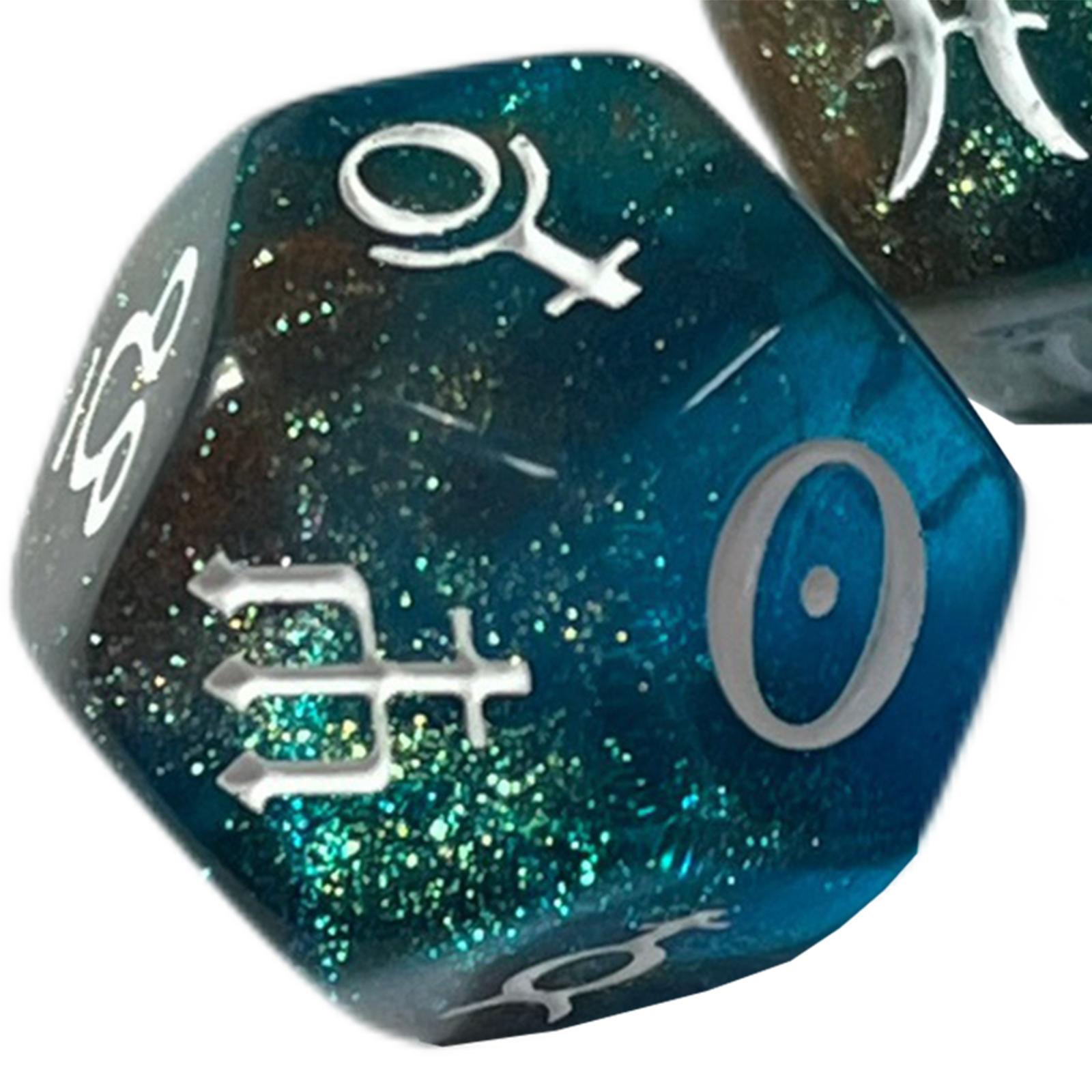 4xAstrology Dice Entertainment Toys for Party Game Table Games Dice Games