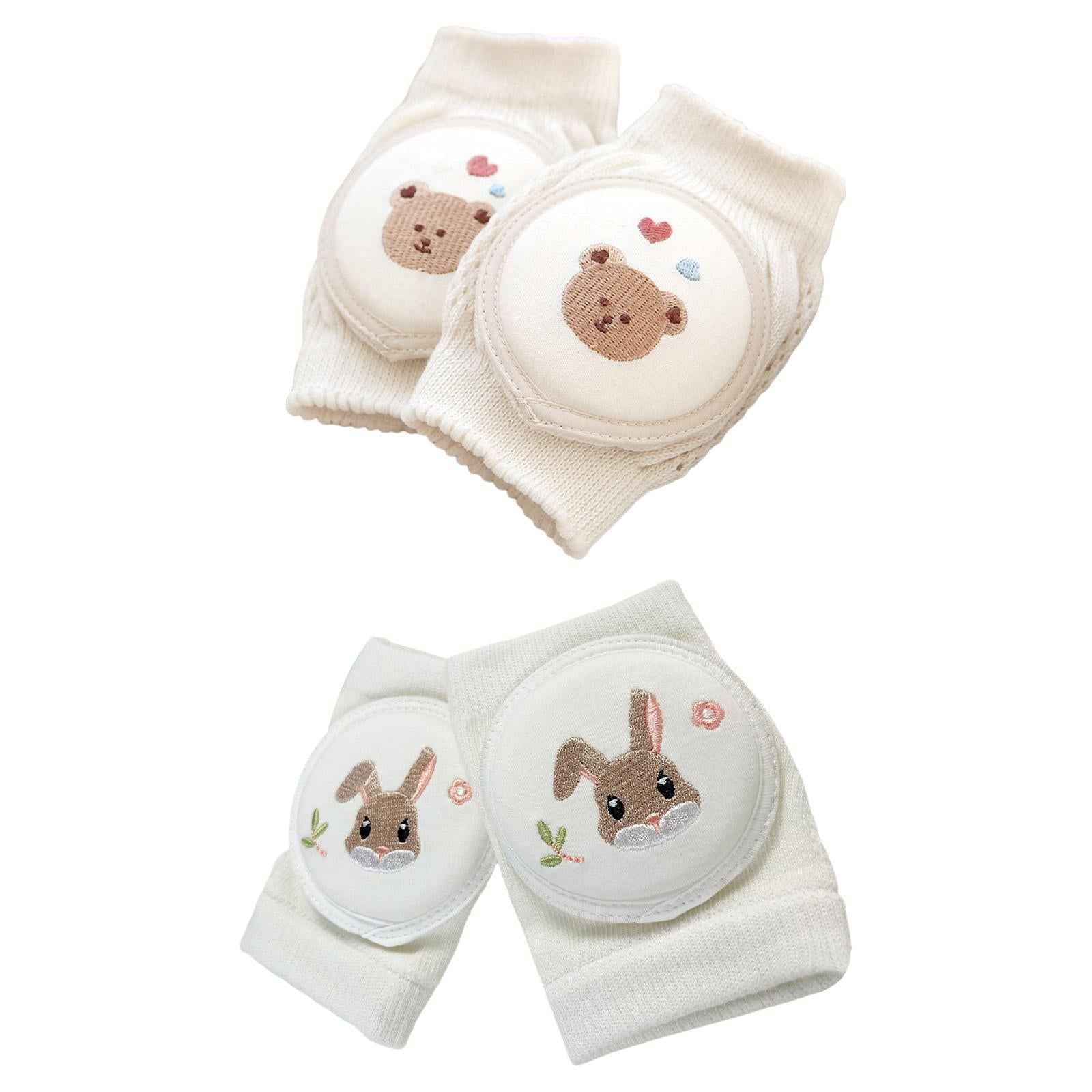 Baby Knee Pads Anti Slip Thin Cotton for Infant Walking Outside Newborn bears