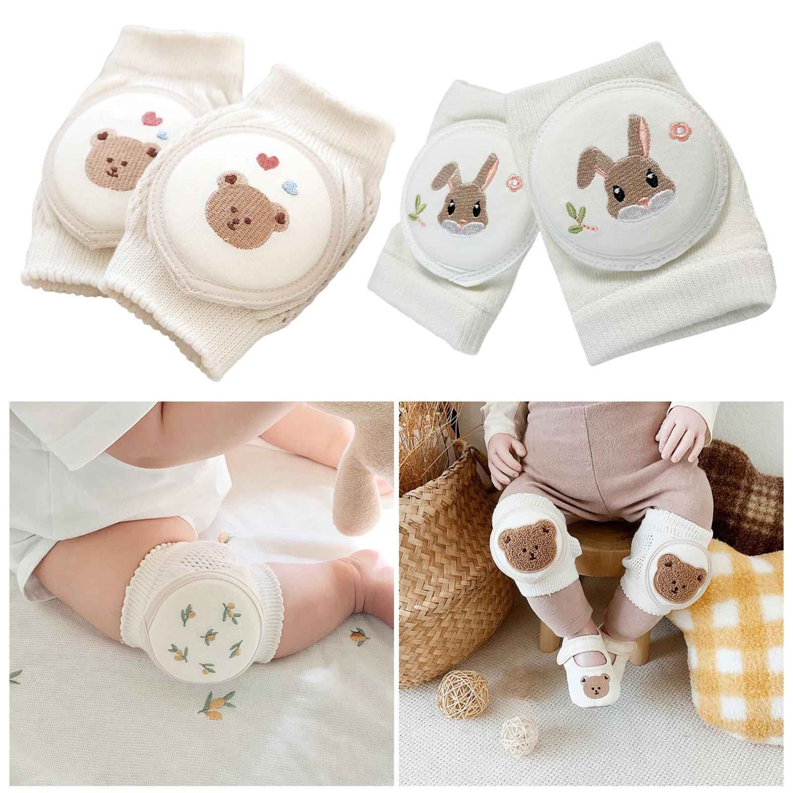 Baby Knee Pads Anti Slip Thin Cotton for Infant Walking Outside Newborn bears