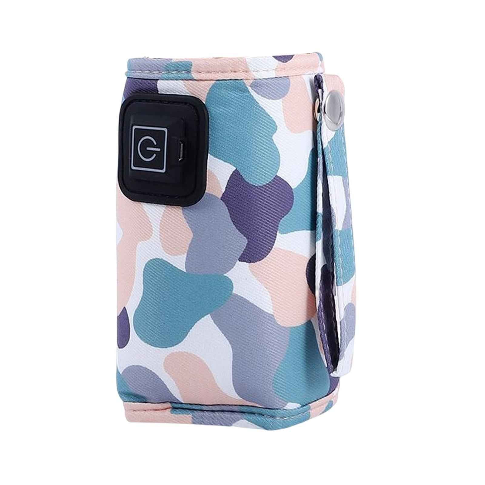 Baby Bottle Warmer Milk Heating Keeper Portable for Travel Indoor Shopping Camouflage White