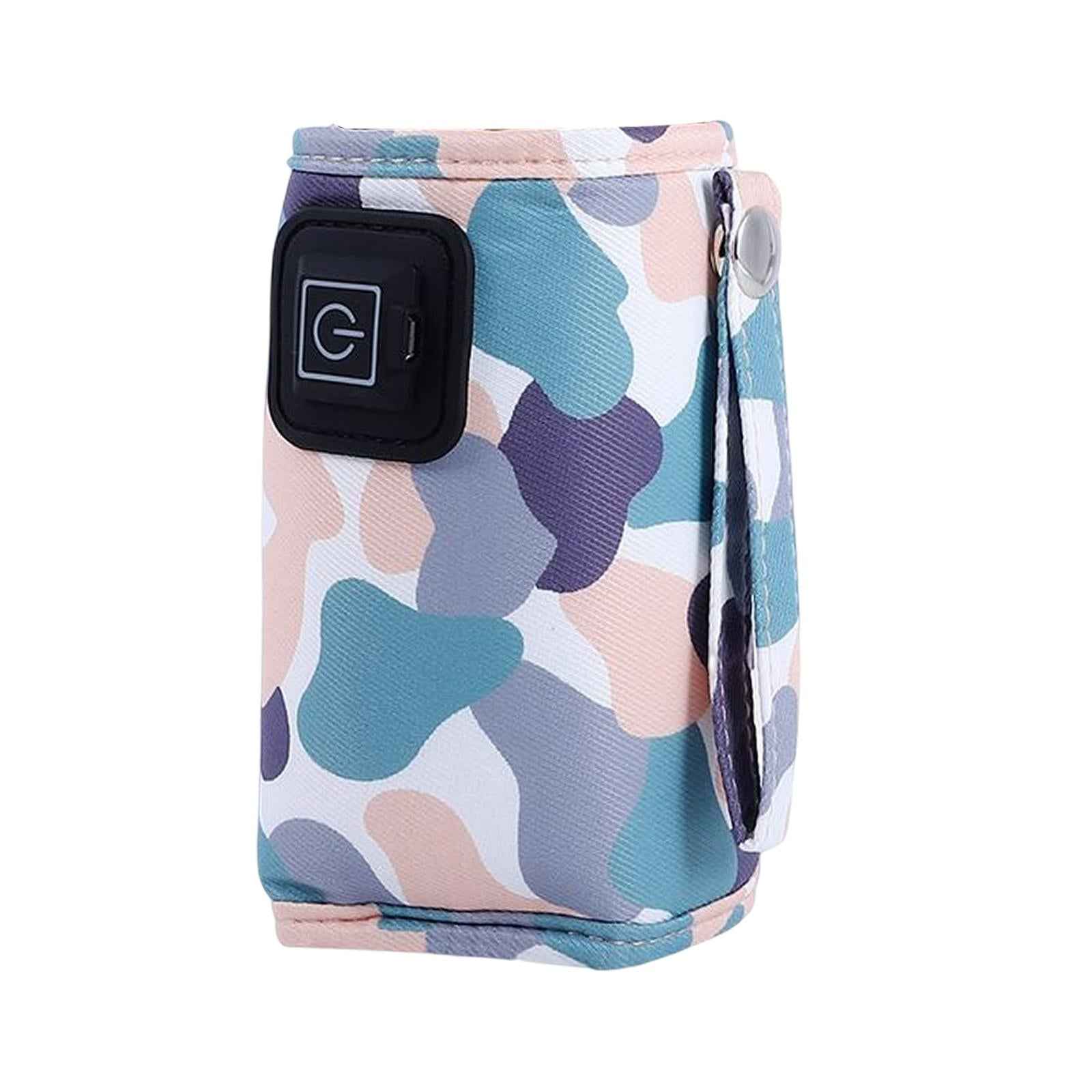 Baby Bottle Warmer Milk Heating Keeper Portable for Travel Indoor Shopping Camouflage White