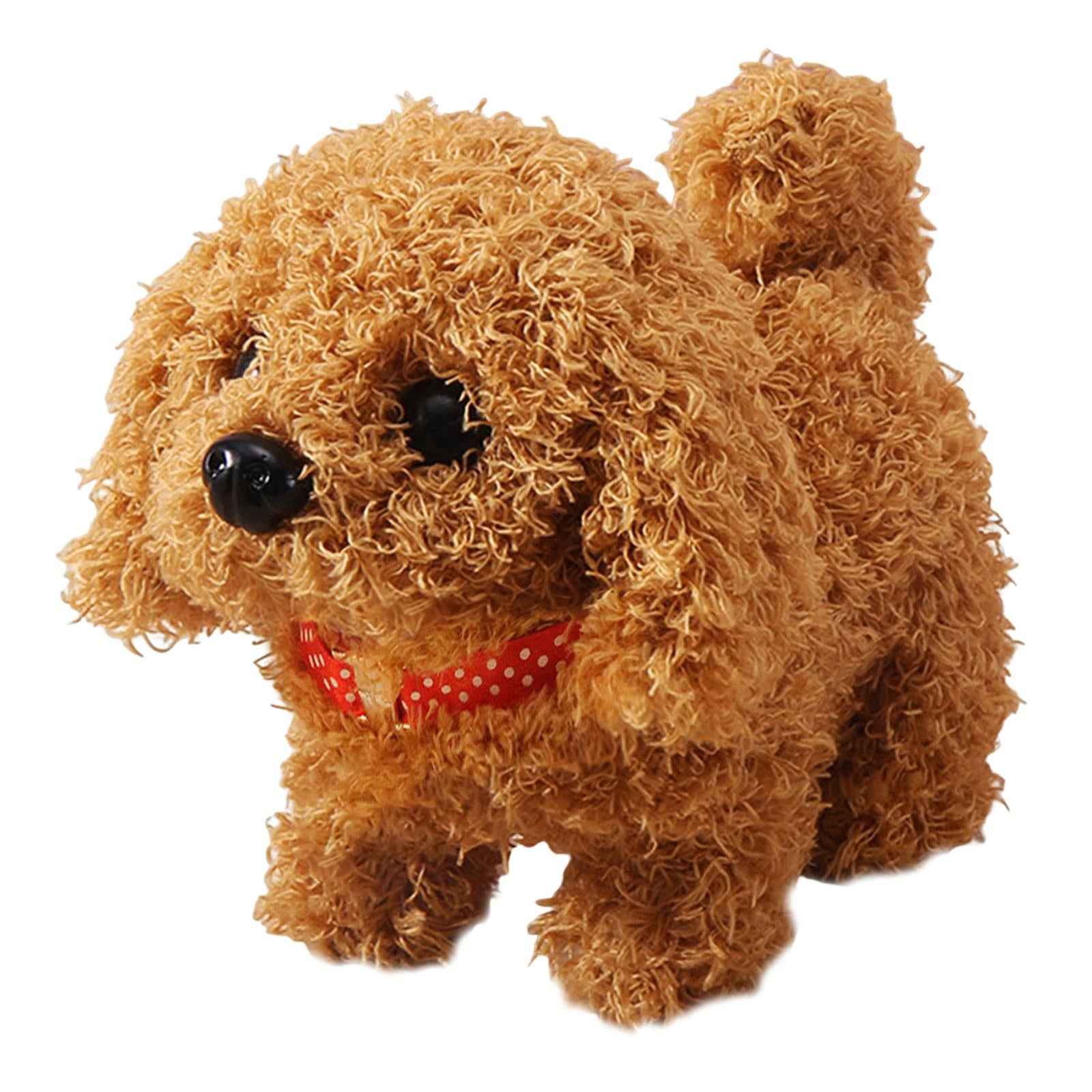 Electric Plush Animals Toy with Sound Toy Stuffed Animal Plush Toy for Boy Dog Brown