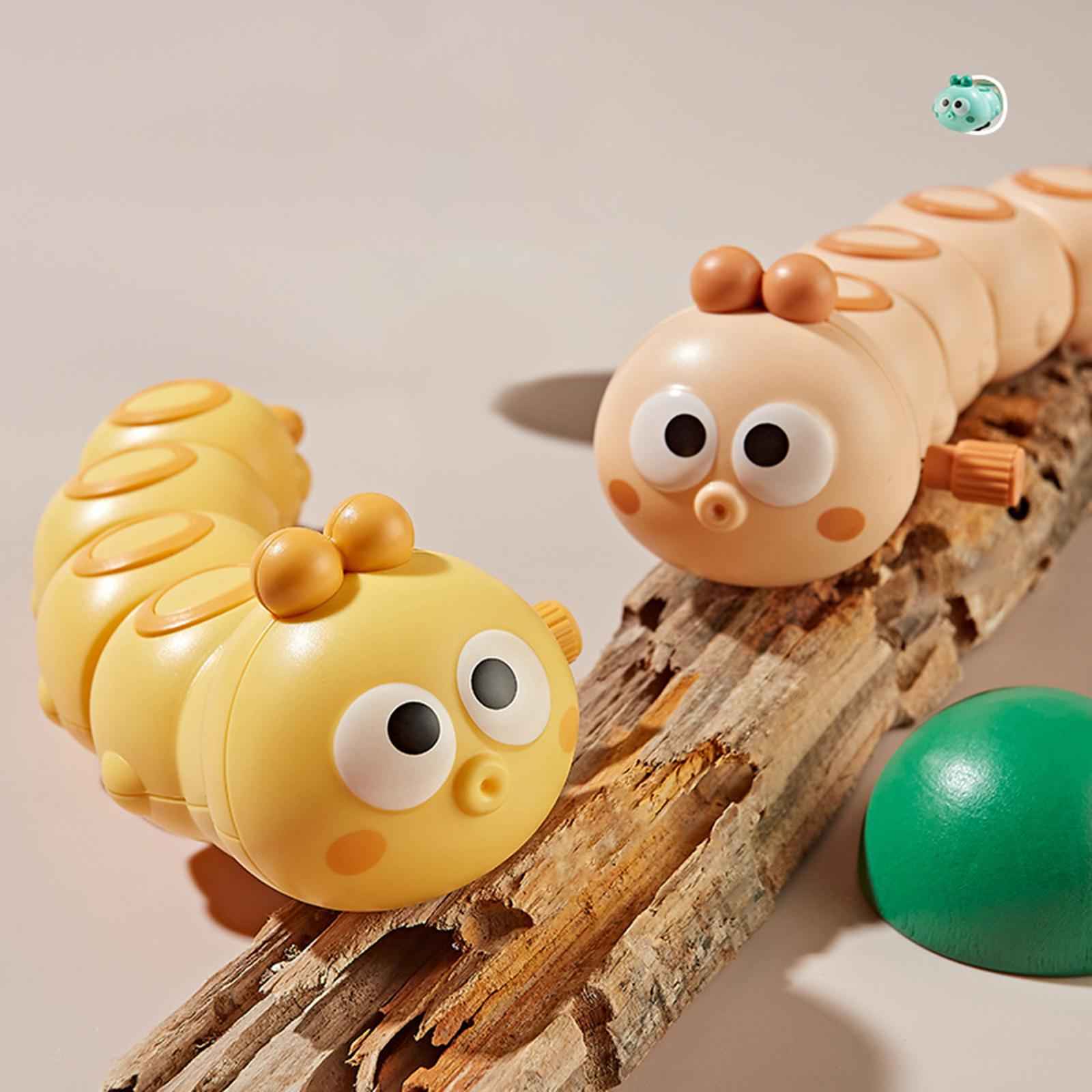 Cartoon Caterpillar Toys Educational Toys Color Leaning for Kids Gifts Blue