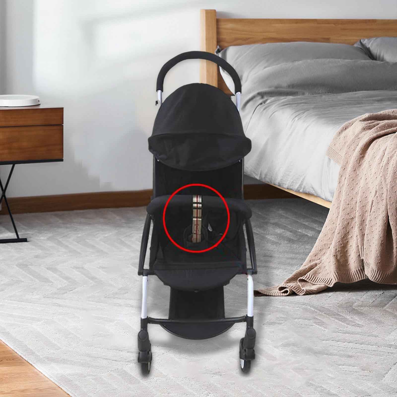 Universal Baby Stroller Car Seat Crotch Pad for Car Seat Pram Stroller black