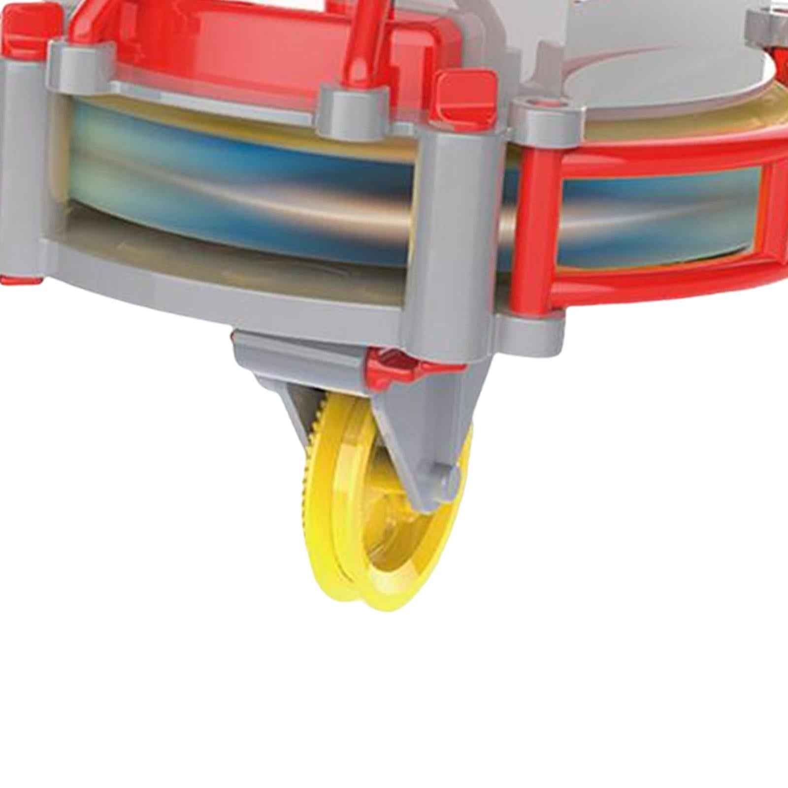Unicycle Spinner Toys Tumbler Gyroscope Toy Fingertip Toys for Girls Boys Red