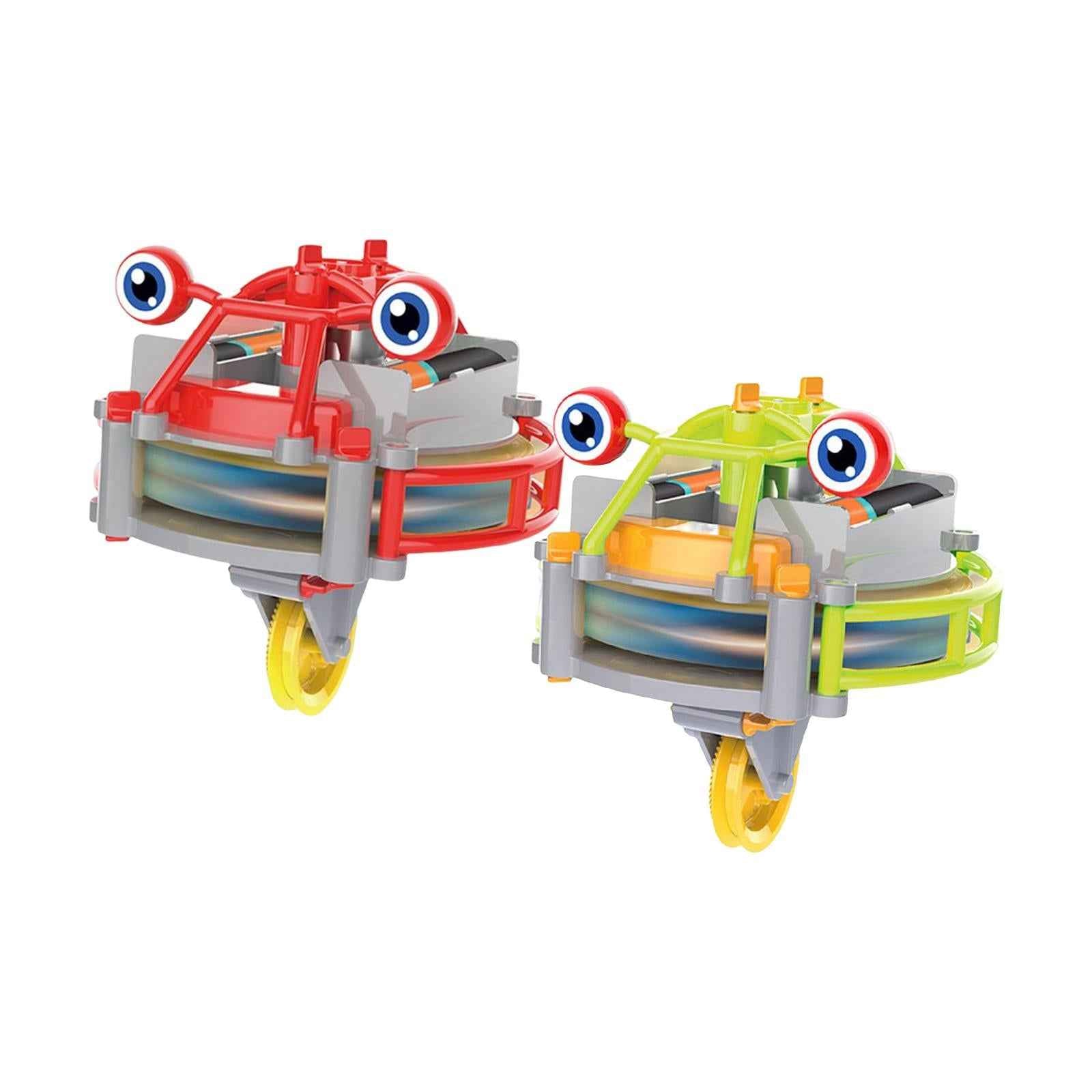Unicycle Spinner Toys Tumbler Gyroscope Toy Fingertip Toys for Girls Boys Red
