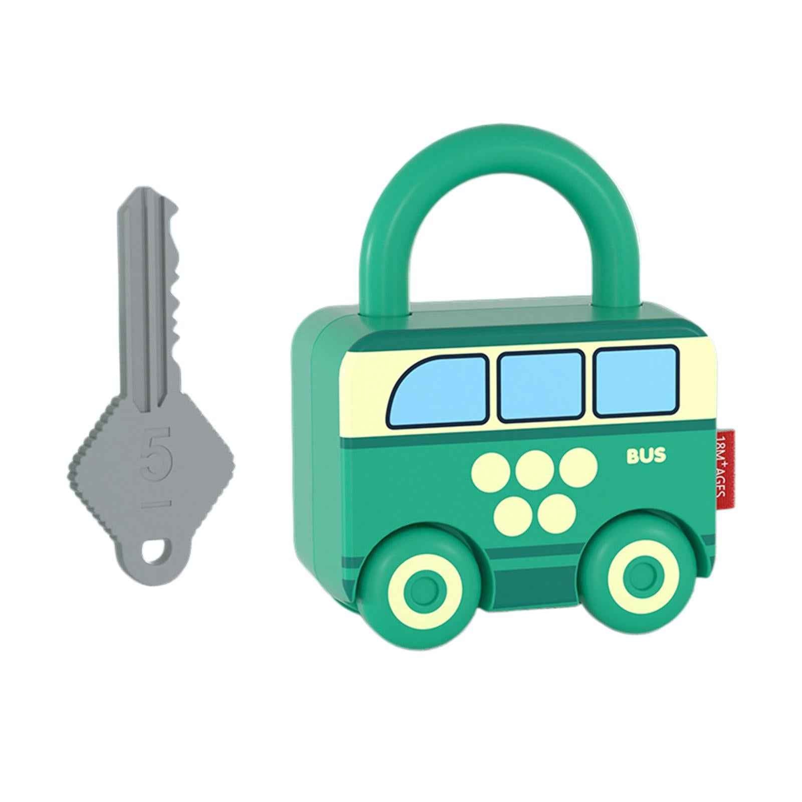 Lock and Key Car Toy Practical Skill Matching Toys for Preschool Children Nus