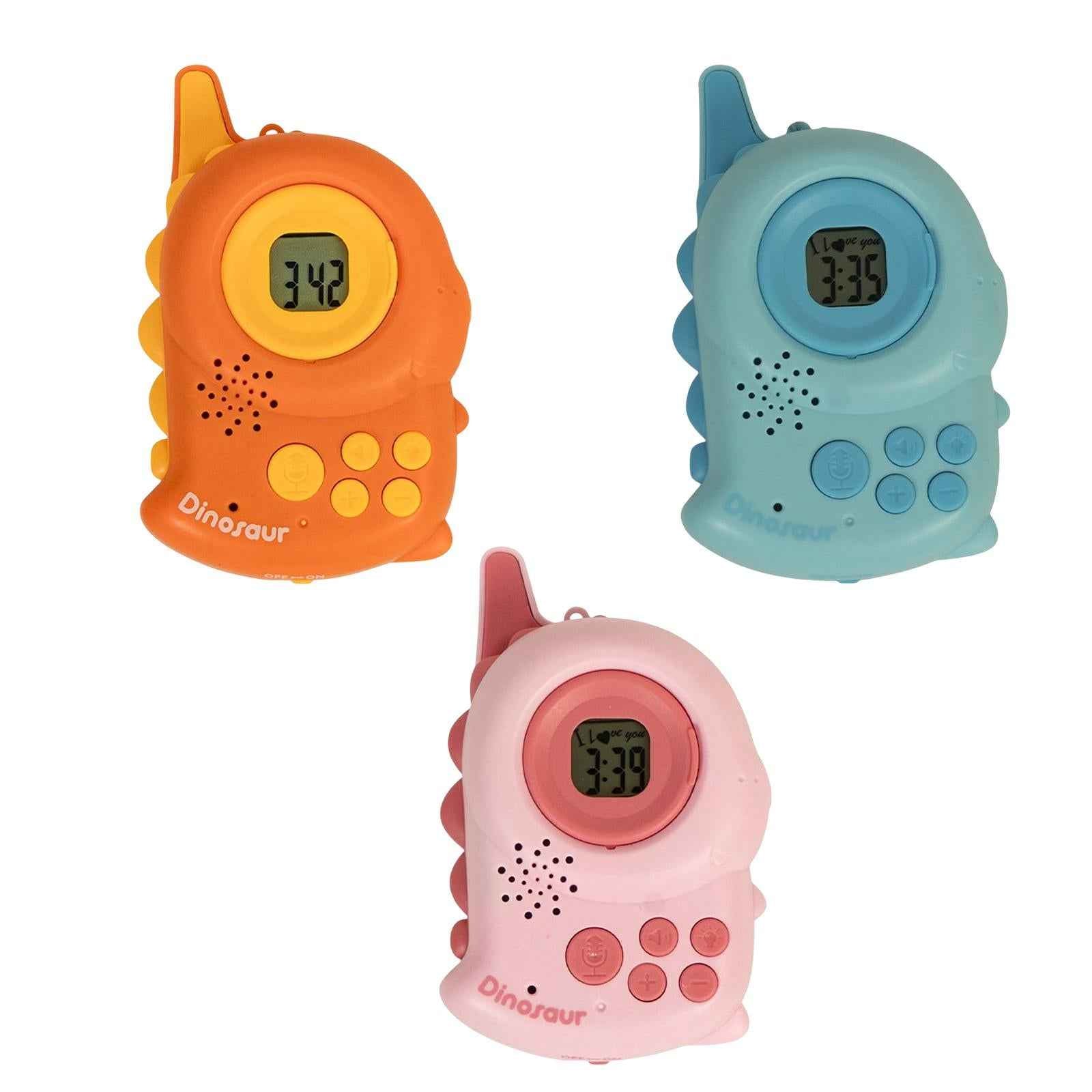 Kids Walkie Talkies Toys Family Walky Talky Cartoon for Outside Spring Gifts Pink