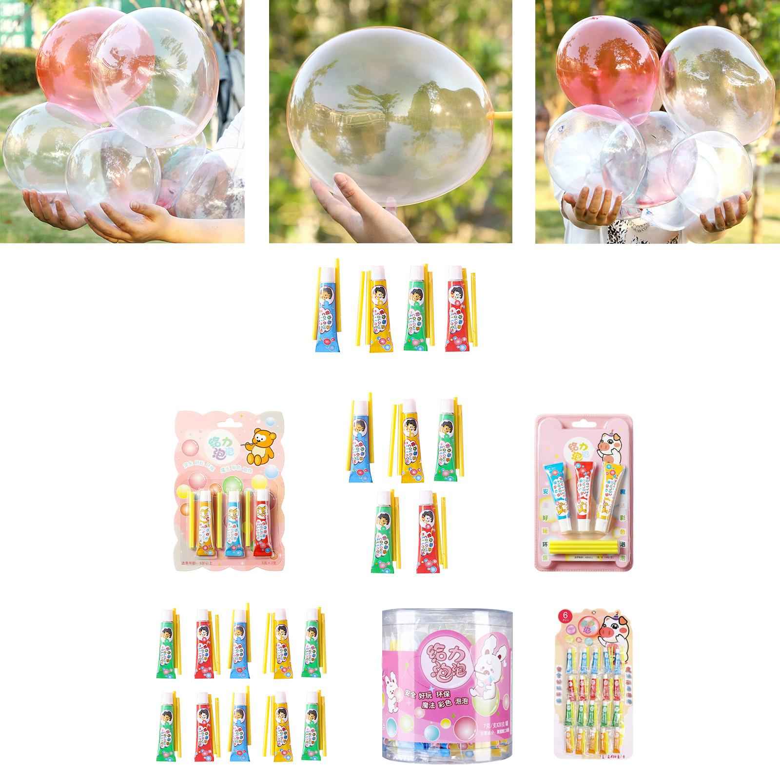 Double Sided Tape Kids Toy Interactive Colorful Removable for Party Yard 4Pcs 7g