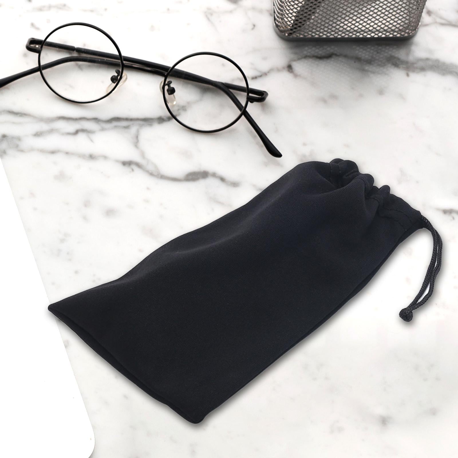 2xMicrofiber Sunglasses Pouch Phone Gadgets Sleeve Bag for Garden Beach Travel