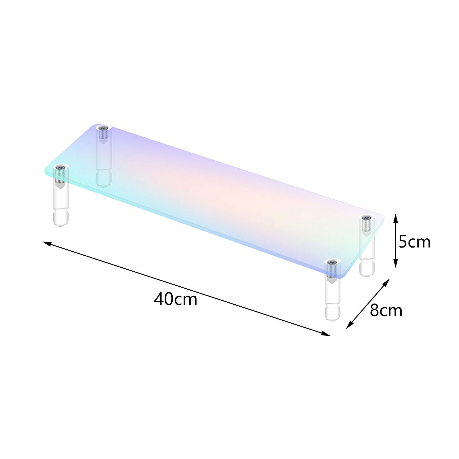 Acrylic Display Riser Collectibles Display Stand for Jewelry Cupcake Figures single layer