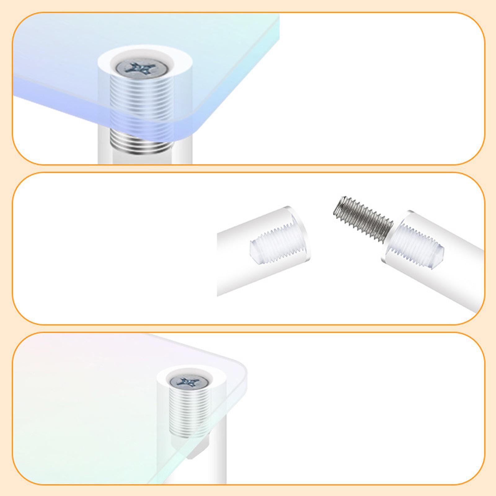 Acrylic Display Riser Collectibles Display Stand for Jewelry Cupcake Figures four layer