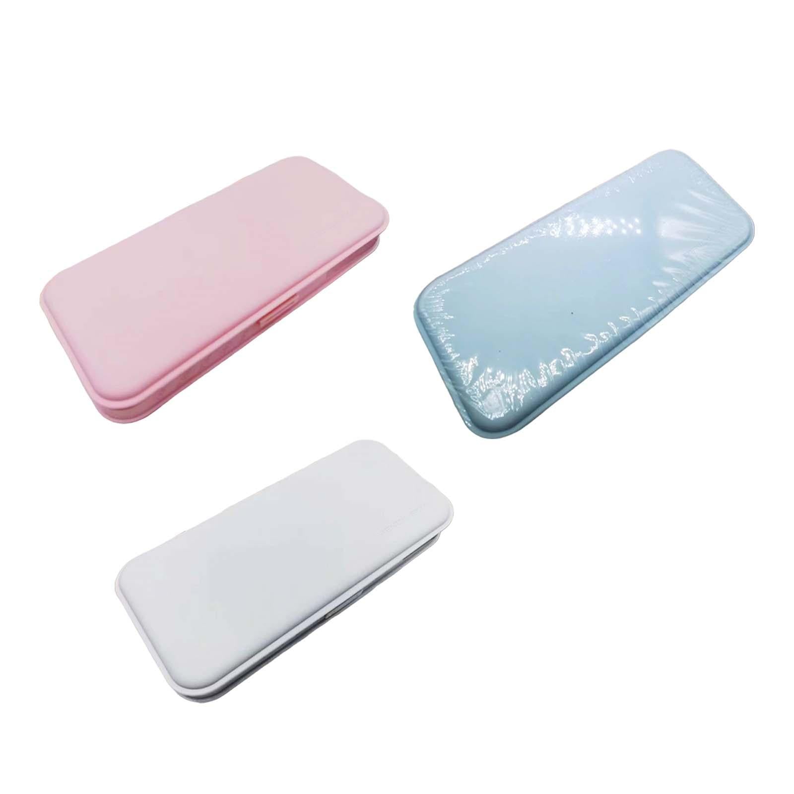 Pencil Box Multifunctional School Office Supplies Lightweight Large Capacity Pink