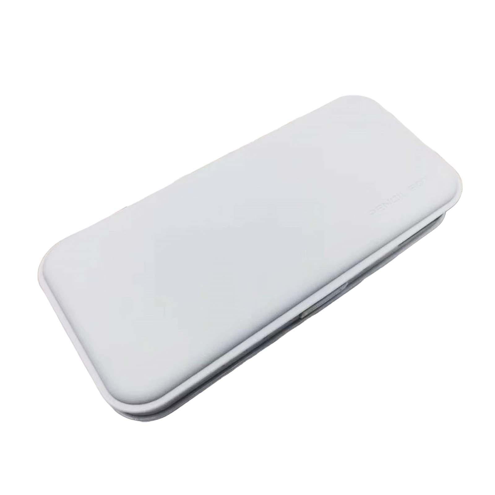 Pencil Box Multifunctional School Office Supplies Lightweight Large Capacity Gray