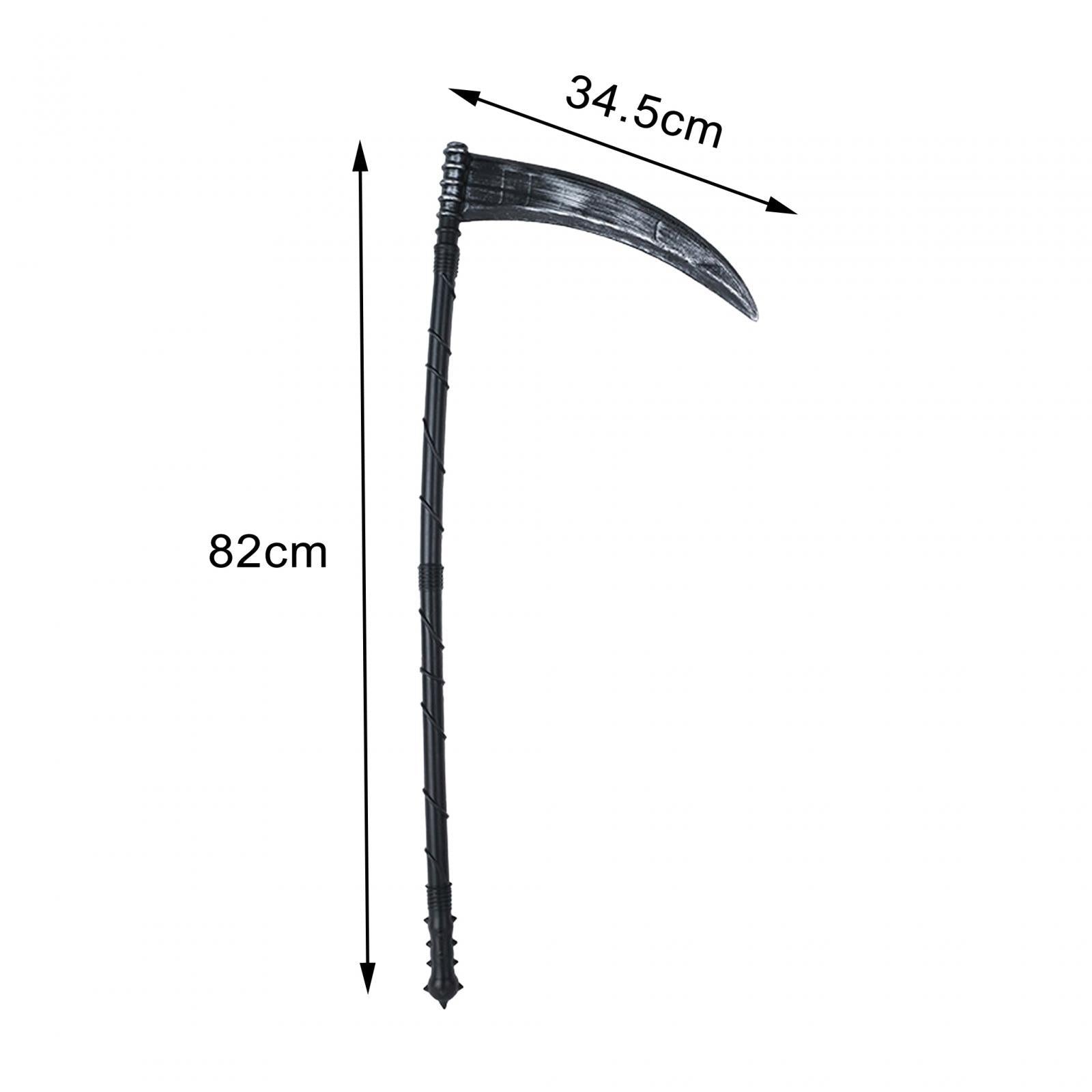 Halloween Scythe Toy Makeup Simulation Sickle for Photo Props Holidays Party