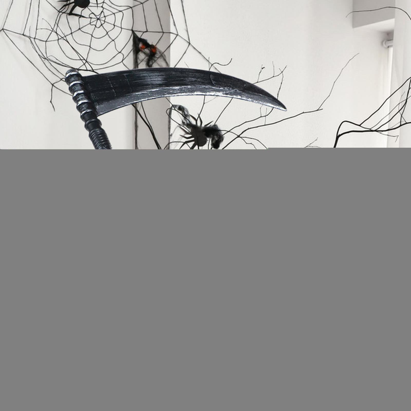 Halloween Scythe Toy Makeup Simulation Sickle for Photo Props Holidays Party