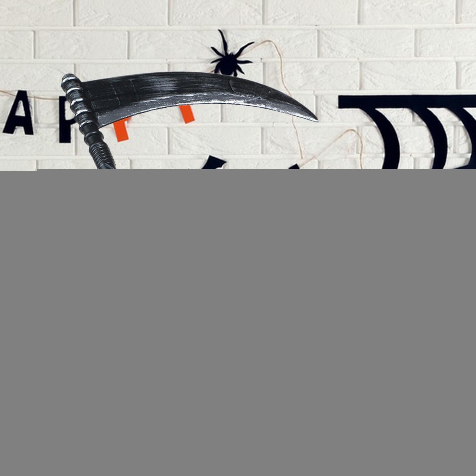 Halloween Scythe Toy Makeup Simulation Sickle for Photo Props Holidays Party