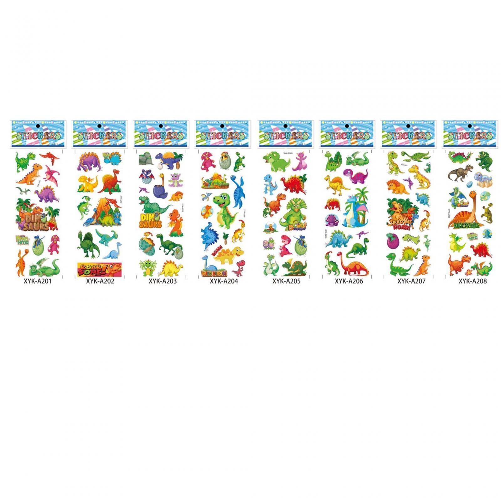 Cute Mini Stickers Single Sheet Size 7x21cm 40 Sheets for Kids Laptop Craft