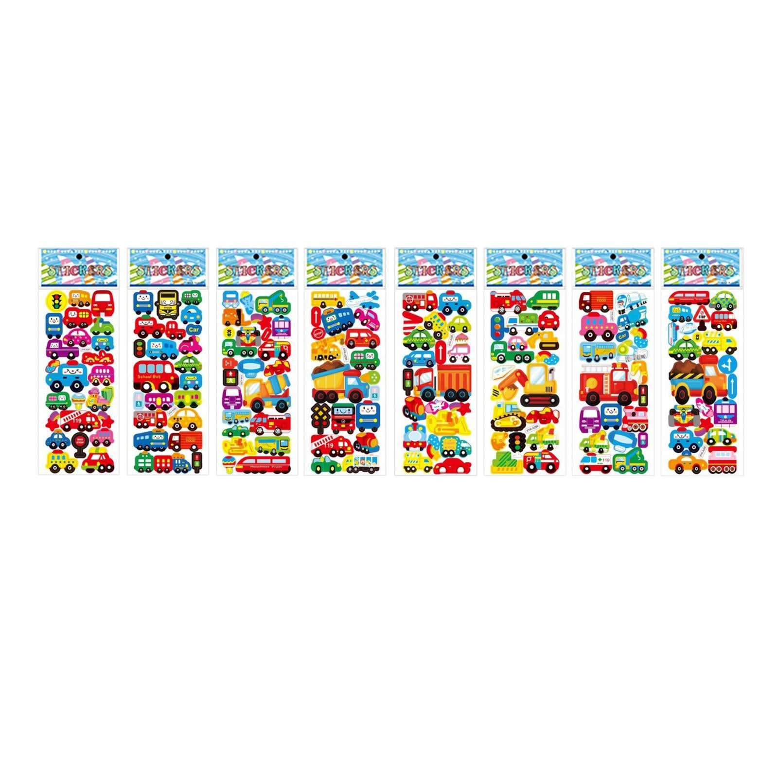 Cute Mini Stickers Single Sheet Size 7x21cm 40 Sheets for Kids Laptop Craft