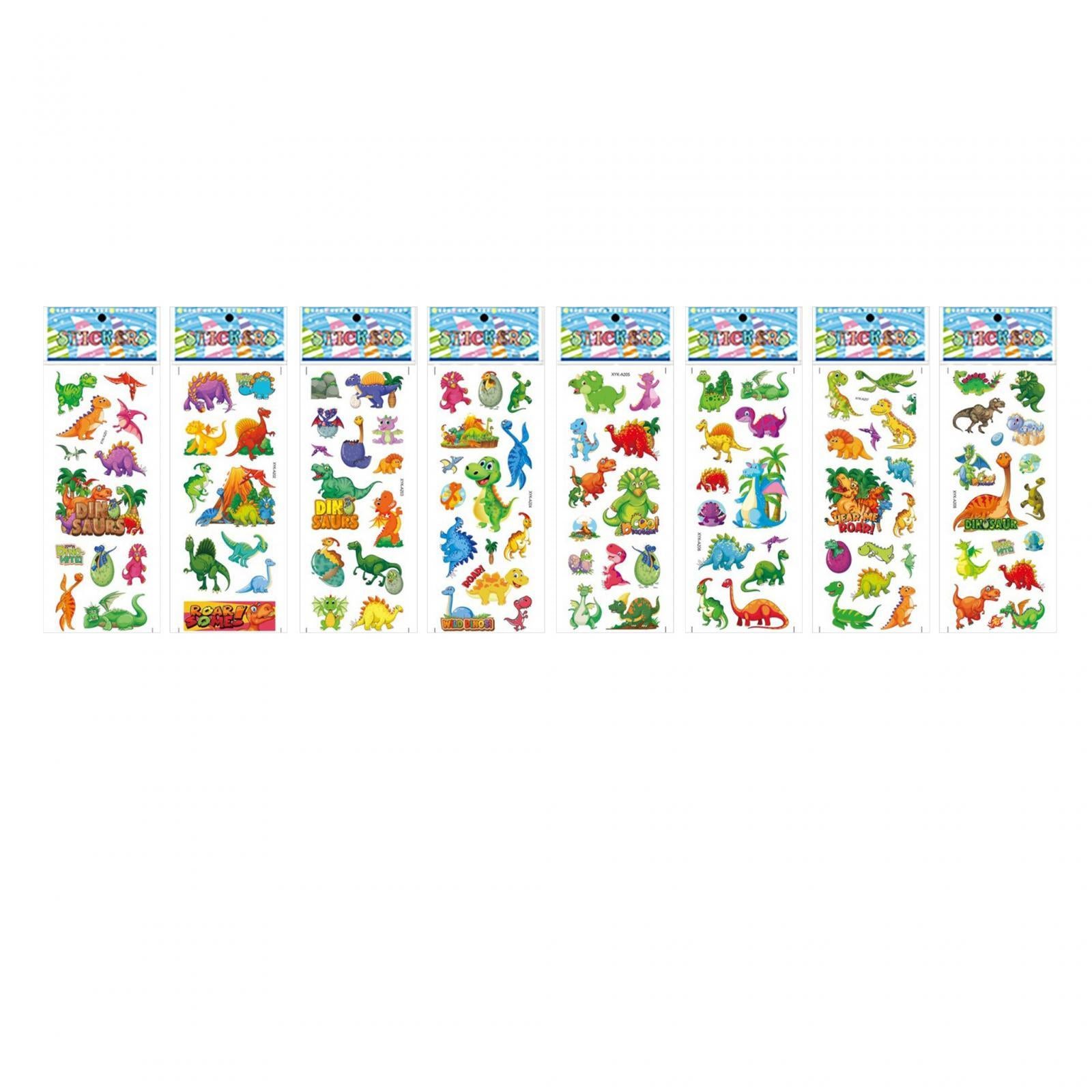 Cute Mini Stickers Single Sheet Size 7x21cm 40 Sheets for Kids Laptop Craft