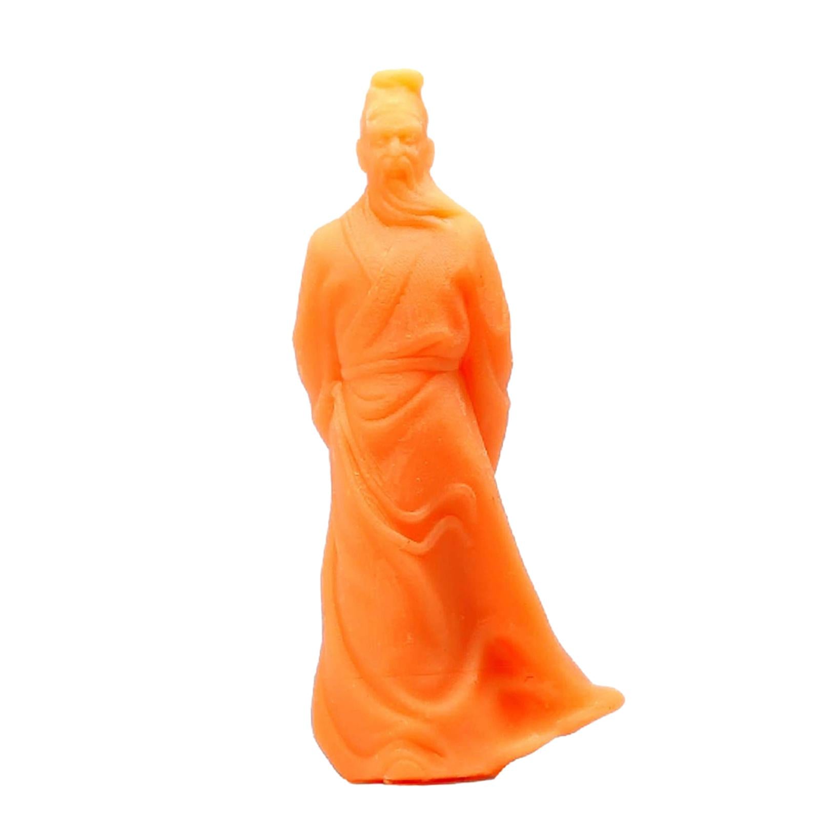 1:64 Figure Model Unpainted Scenes Tiny People for Sand Table Layout Diorama Poet