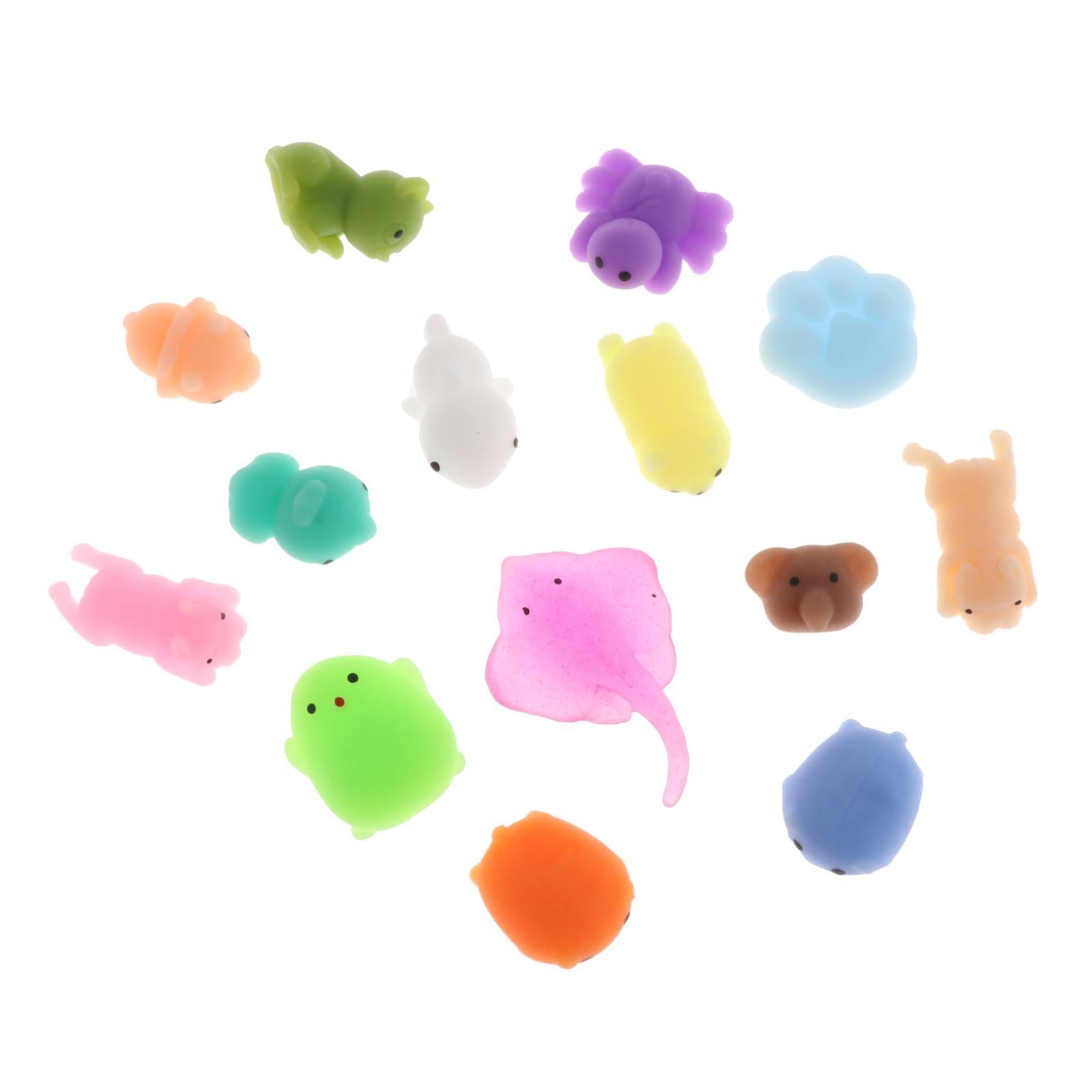 30 Pieces Mini Squeezing Toys Cute Relaxing Toy for Stocking Stuffers Adults Animals