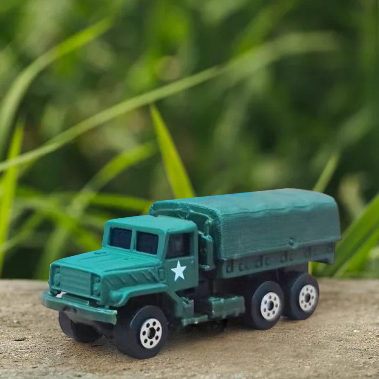 1/64 Car Truck Model with Tires Home Decor Bar Decoration for Teens Boys Men