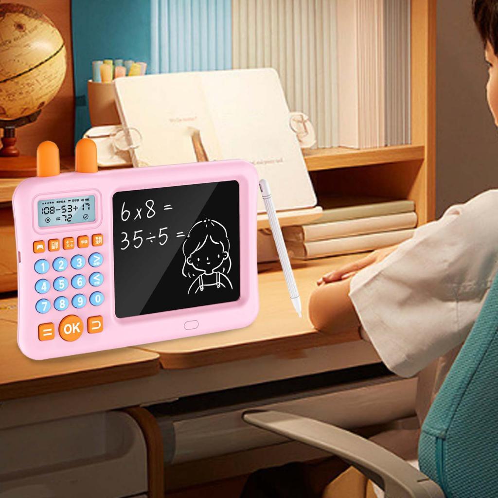 Math Calculators with Writing Board Teaching Aids for Children Students Boys
