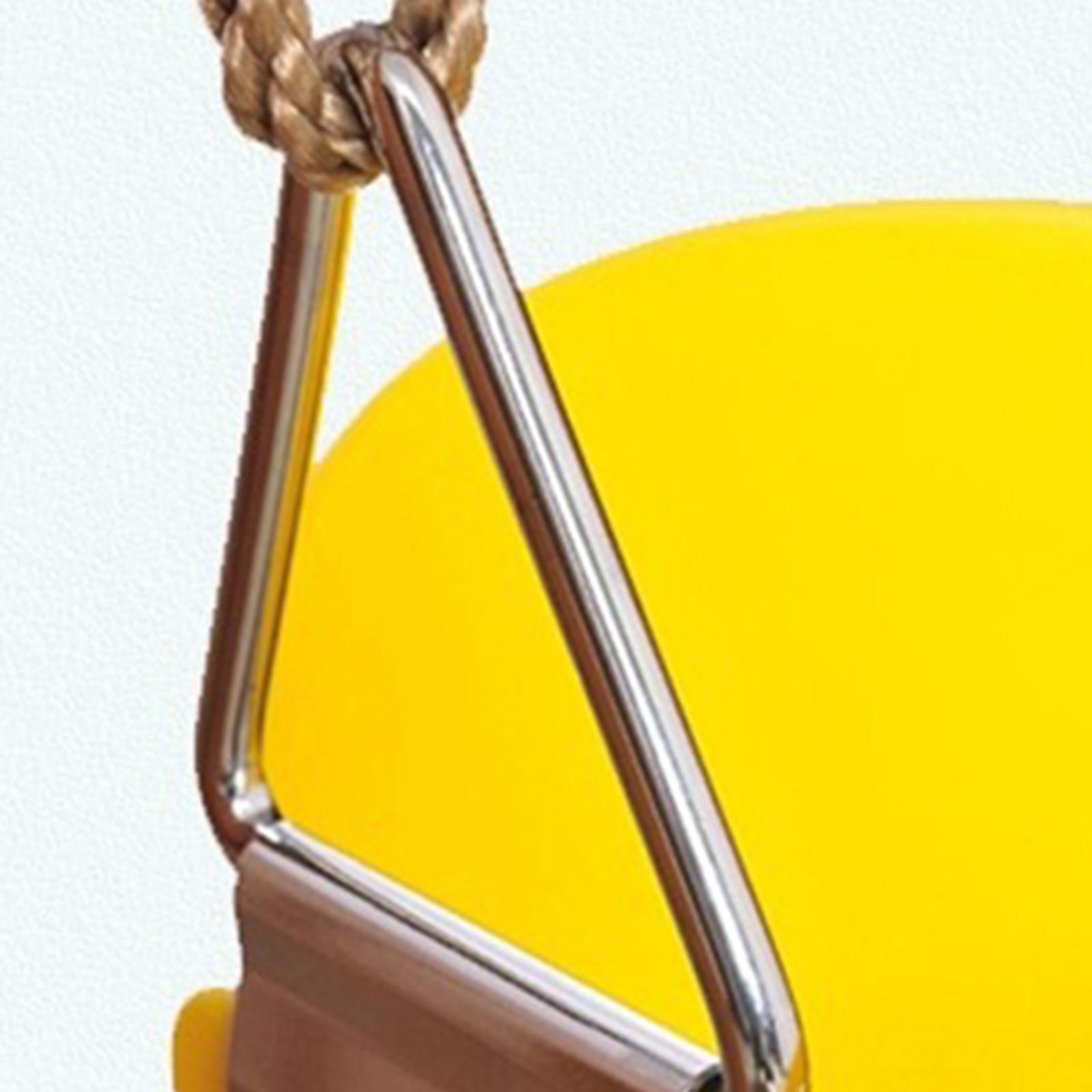 Swing Seat Swing Sets with Hooks High Back Bucket Swing for Tree Indoor Yard yellow