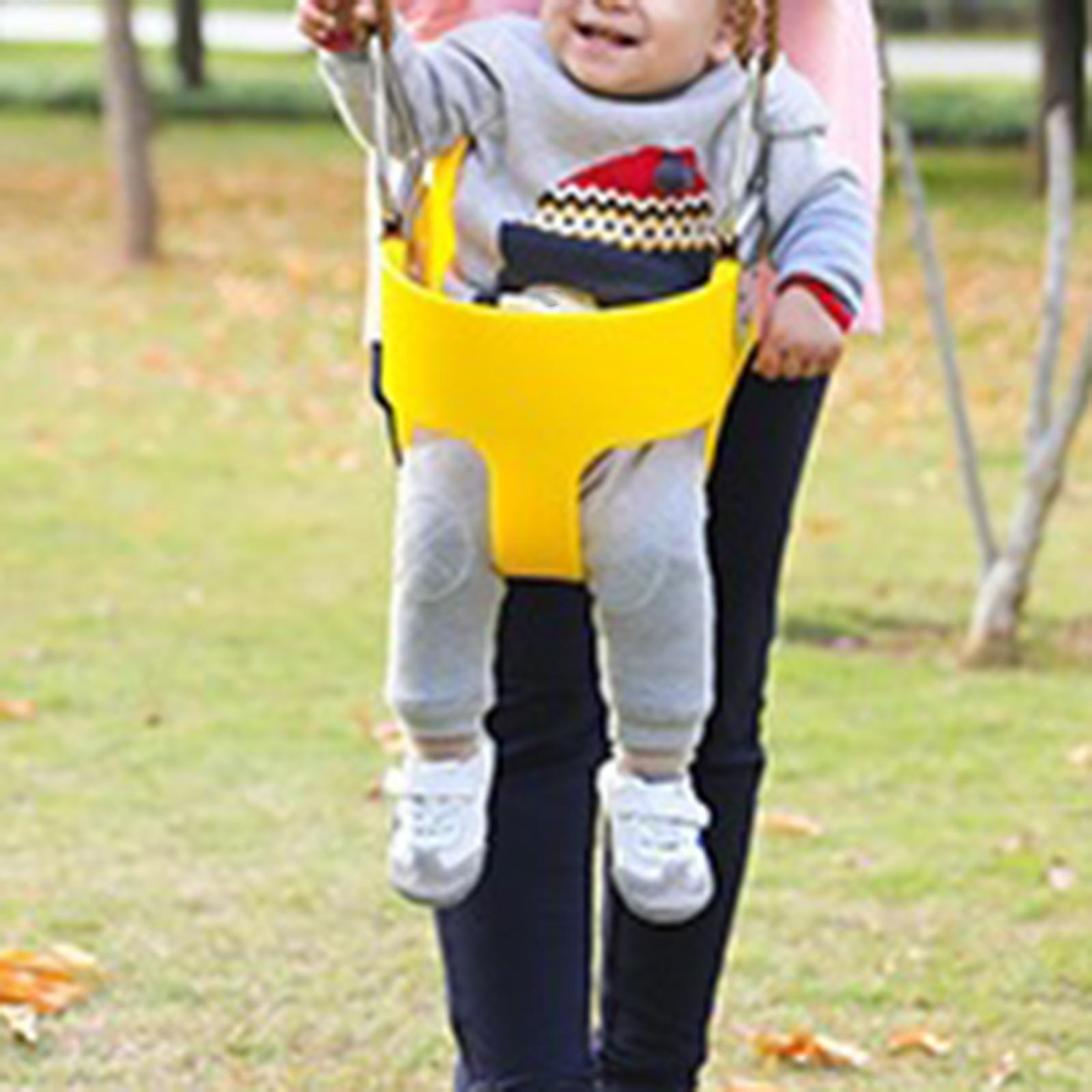 Swing Seat Swing Sets with Hooks High Back Bucket Swing for Tree Indoor Yard yellow