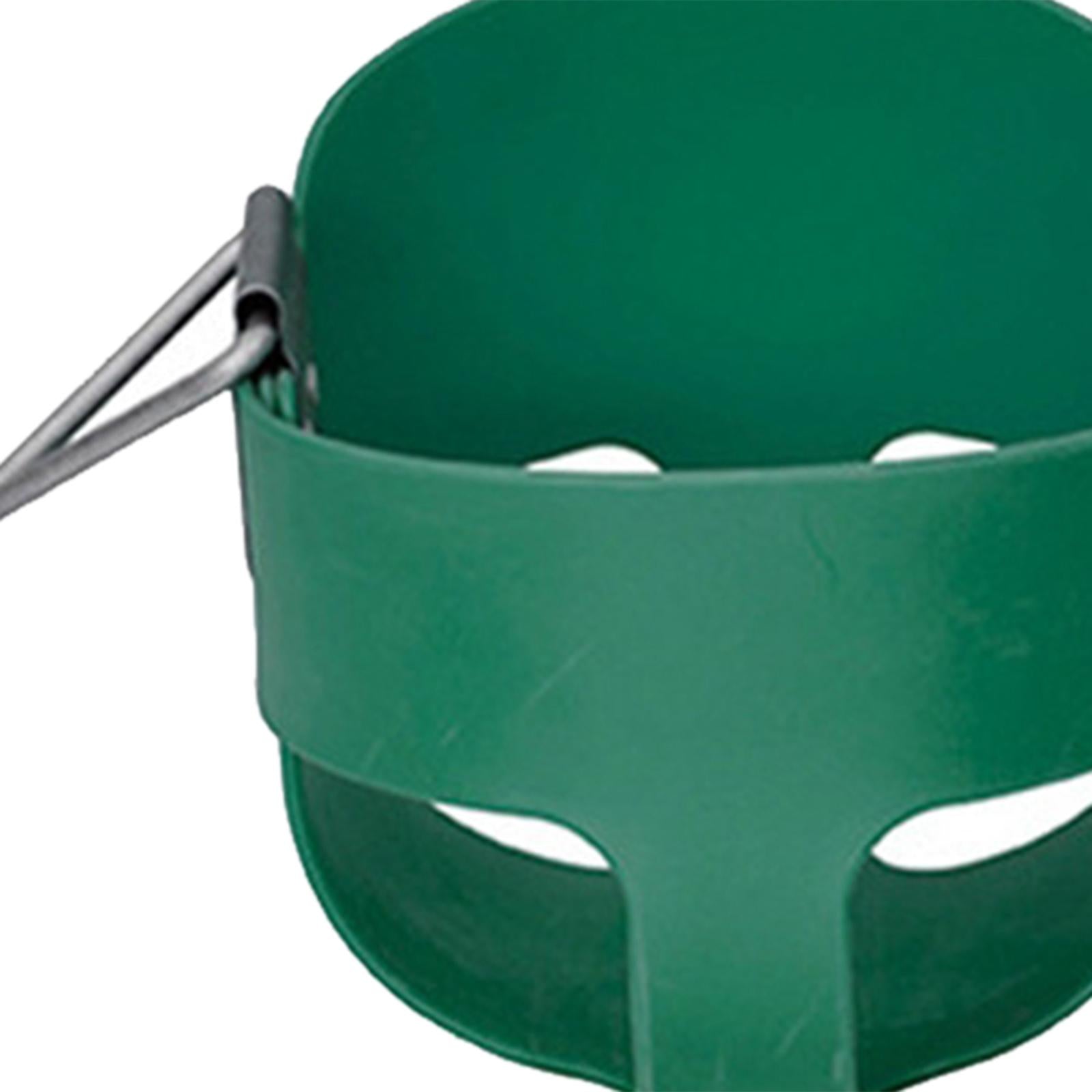 Swing Seat Swing Sets with Hooks High Back Bucket Swing for Tree Indoor Yard green